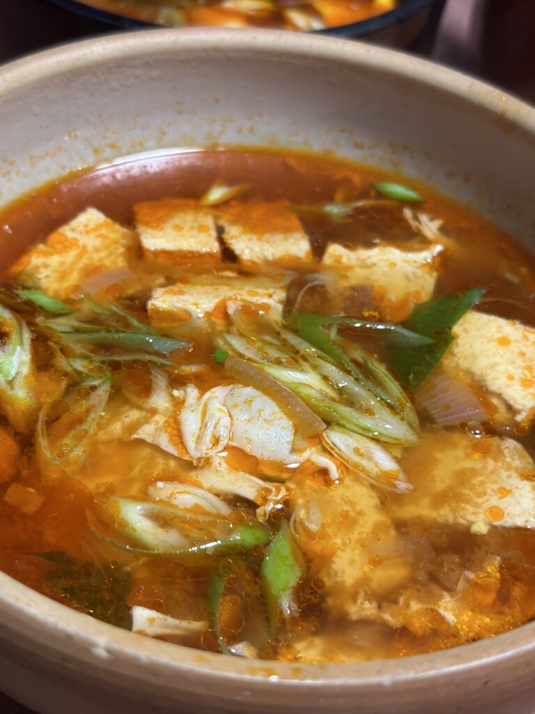 Soupe de tofu épicée