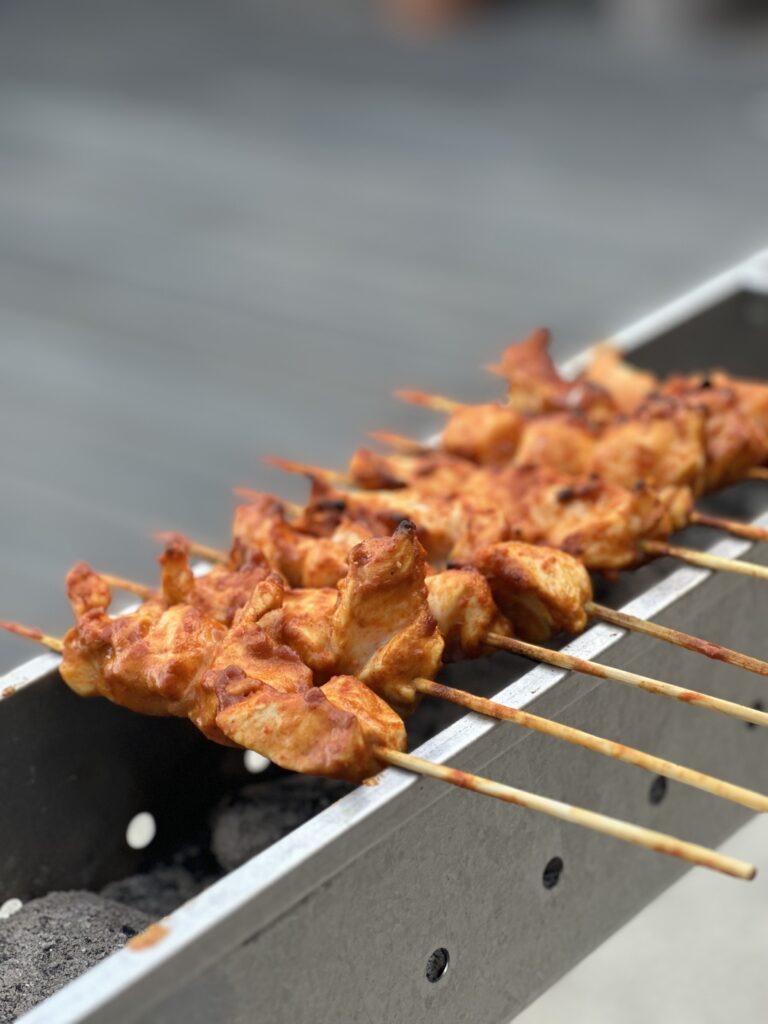 Brochettes poulet Saté
