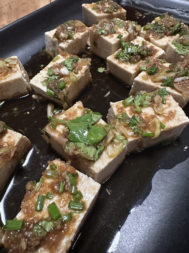 Tofu mariné fait maison