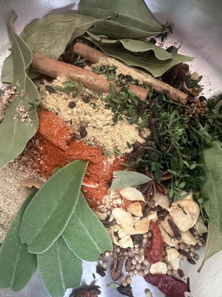 Epices utilisé pour le curry