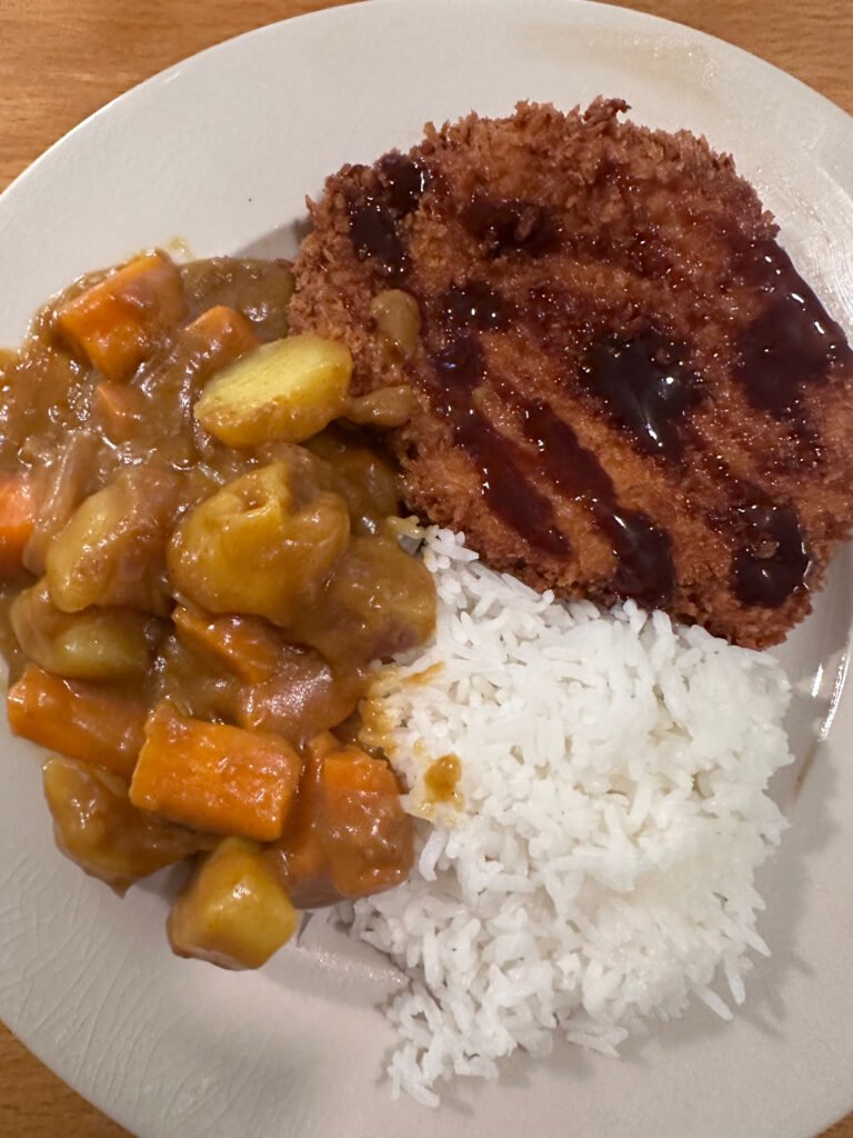 tonkatsu et curry japonais